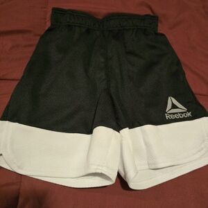 Reebok Boy's Athletic Shorts‎ Black & White Size 4/5 XS